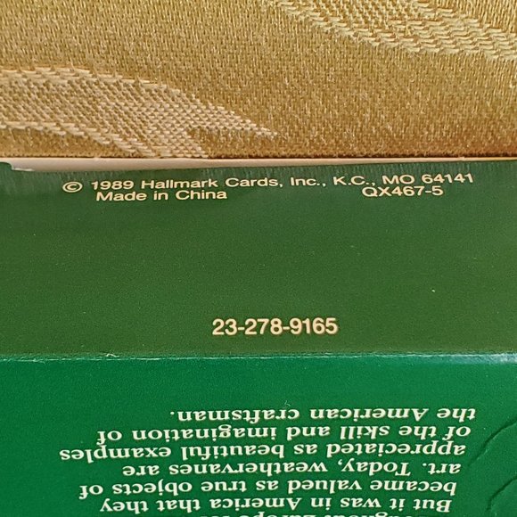 Hallmark Keepsake Horse Carousel Tree Ornament or Table Display Dated 1992 - Picture 13 of 13